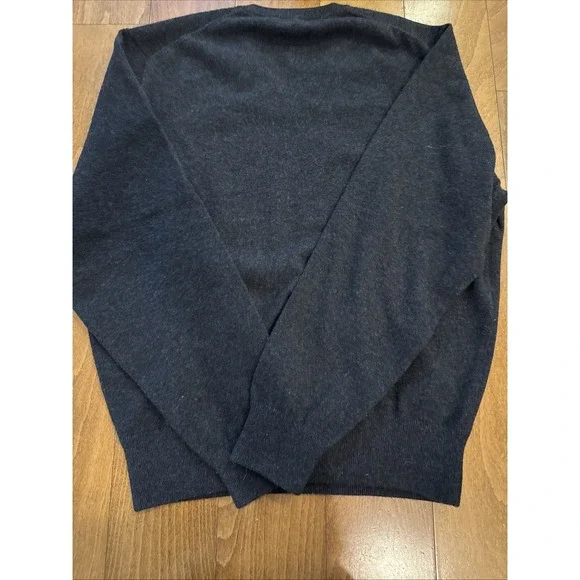 Peter Millar Men's Cashmere Sweater Gray Kiawah Cassique Ocean Course Golf Sz L